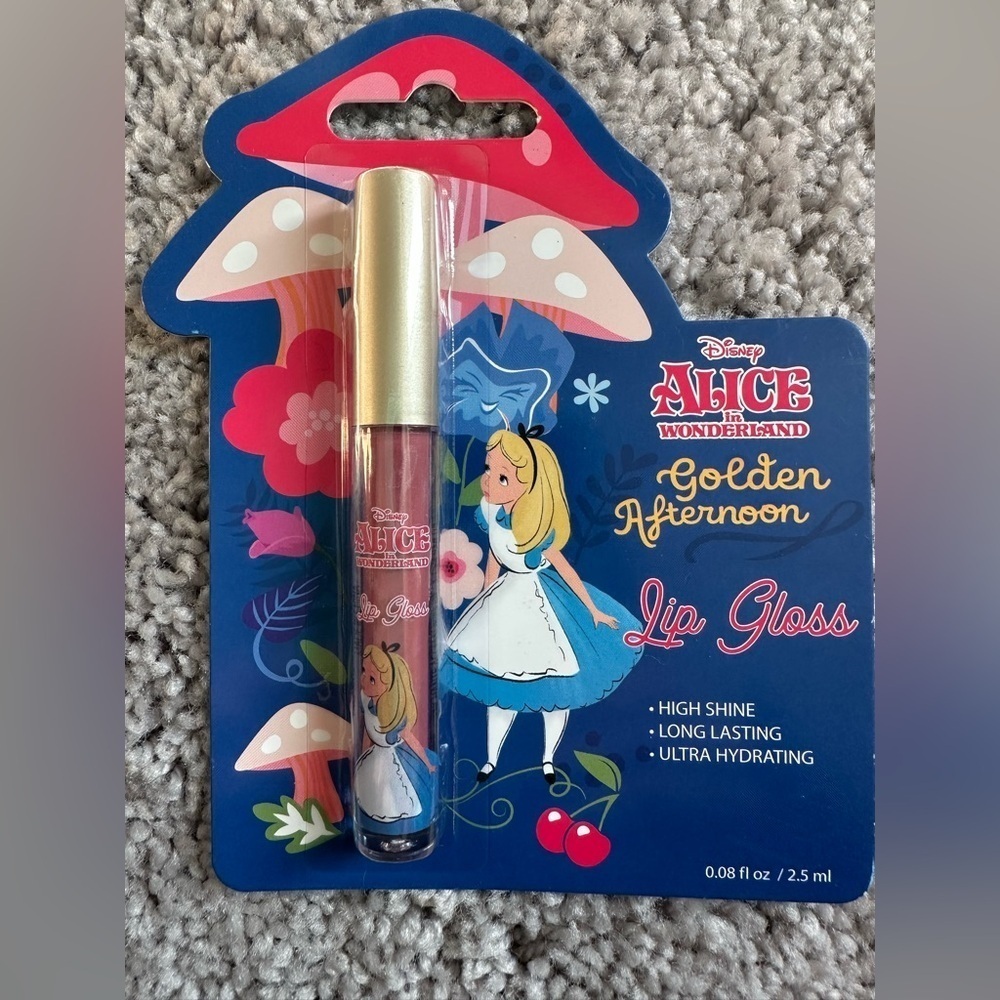Alice in Wonderland pink lip gloss new Disney